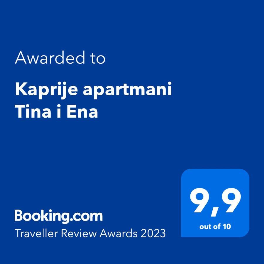 Kaprije Apartmani Tina I Ena Ngoại thất bức ảnh
