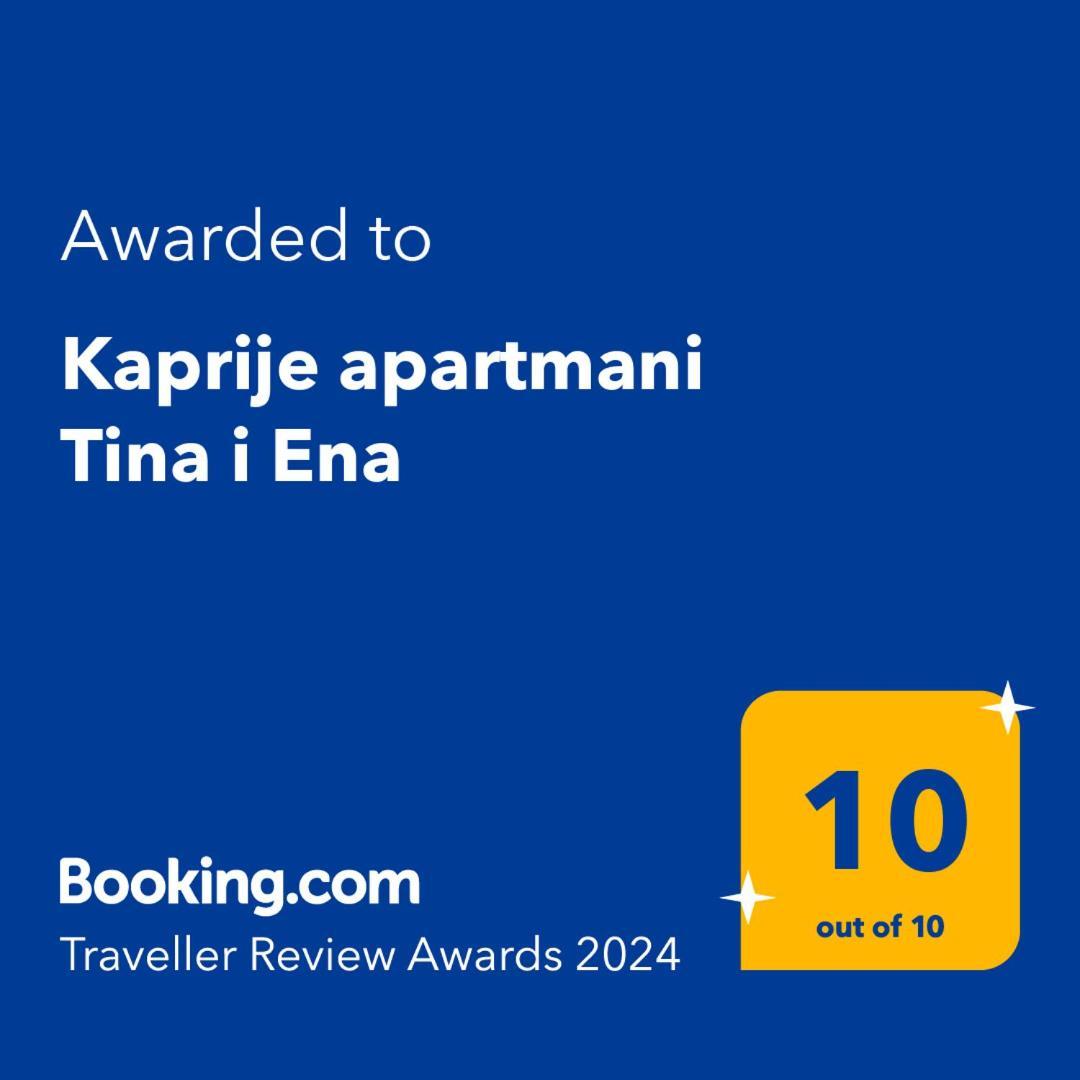 Kaprije Apartmani Tina I Ena Ngoại thất bức ảnh